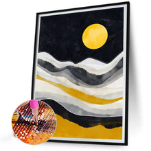 Load image into Gallery viewer, Golden Mountain At Night 30*40CM(Canvas) Full Round Drill Diamond Painting
