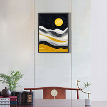 Load image into Gallery viewer, Golden Mountain At Night 30*40CM(Canvas) Full Round Drill Diamond Painting

