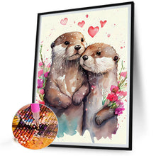 Load image into Gallery viewer, Weasel 30*40CM(Canvas) Full Round Drill Diamond Painting

