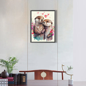 Weasel 30*40CM(Canvas) Full Round Drill Diamond Painting