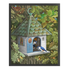 Load image into Gallery viewer, Huancan - Bird: White-Browed Blue Flycatcher - 40*50CM 14CT 2 Stamped Cross Stitch
