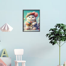 Load image into Gallery viewer, Chubby Candy Cat 30*40CM(Canvas) Full Round Drill Diamond Painting
