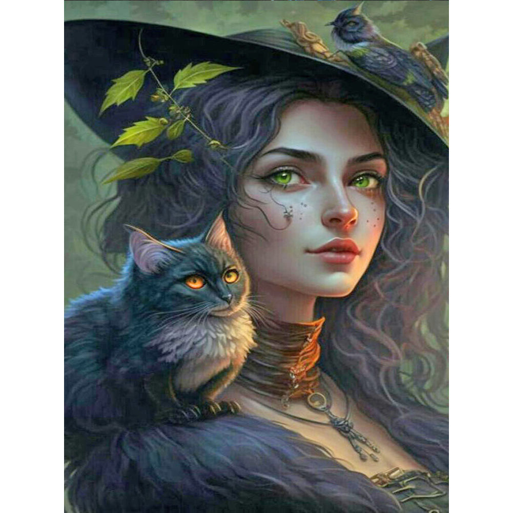 Girl 30*40CM(Canvas) Full Round Drill Diamond Painting