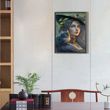 Load image into Gallery viewer, Girl 30*40CM(Canvas) Full Round Drill Diamond Painting
