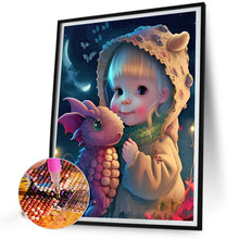 Load image into Gallery viewer, Girl 30*40CM(Canvas) Full Round Drill Diamond Painting

