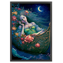 Load image into Gallery viewer, Huancan - Fantasy Moon Girl - 50*70CM 11CT 3 Stamped Cross Stitch
