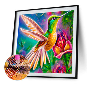 Hummingbird 50*50CM(Canvas) Full Square Drill Diamond Painting