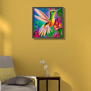 Hummingbird 50*50CM(Canvas) Full Square Drill Diamond Painting