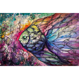 Goldfish Made Of Many Fish 40*60CM(Canvas) Full Round Drill Diamond Painting