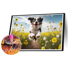 Load image into Gallery viewer, Running Dog 40*60CM(Canvas) Full Round Drill Diamond Painting
