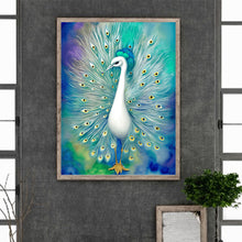 Load image into Gallery viewer, Peacock With Spread Tail 30*40CM(Canvas) Full Round Drill Diamond Painting
