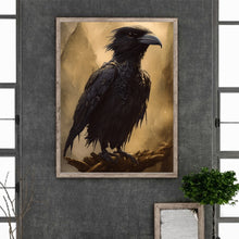Load image into Gallery viewer, Black Crow 30*40CM(Canvas) Full Round Drill Diamond Painting
