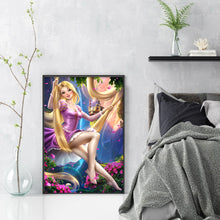 Load image into Gallery viewer, Huancan - Disney Princess Rapunzel - 45*65CM 11CT 3 Stamped Cross Stitch
