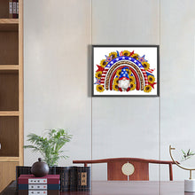 Load image into Gallery viewer, Independence Day Gnome 40*30CM(Canvas) Full Round Drill Diamond Painting
