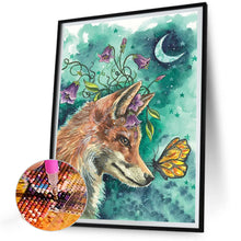 Load image into Gallery viewer, Fox 30*40CM(Canvas) Full Round Drill Diamond Painting
