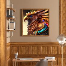 Load image into Gallery viewer, Eagle Portrait 30*30CM(Canvas) Full Round Drill Diamond Painting
