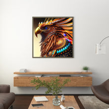 Load image into Gallery viewer, Eagle Portrait 30*30CM(Canvas) Full Round Drill Diamond Painting
