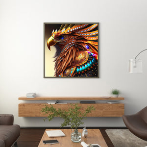 Eagle Portrait 30*30CM(Canvas) Full Round Drill Diamond Painting