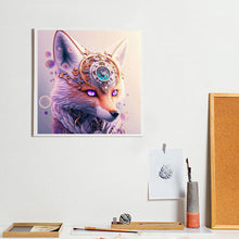 Load image into Gallery viewer, Time-Space Fox Portrait 30*30CM(Canvas) Full Round Drill Diamond Painting
