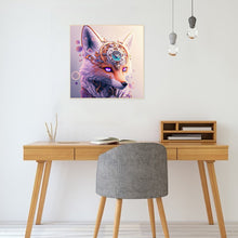 Load image into Gallery viewer, Time-Space Fox Portrait 30*30CM(Canvas) Full Round Drill Diamond Painting
