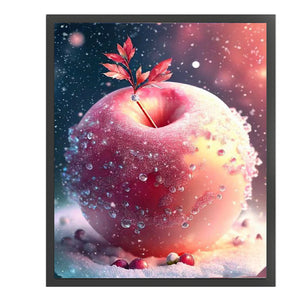 Yishu - Dream Crystal Apple - 50*60CM 11CT 3 Stamped Cross Stitch