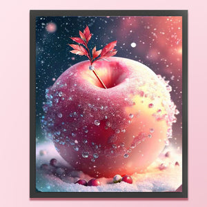 Yishu - Dream Crystal Apple - 50*60CM 11CT 3 Stamped Cross Stitch
