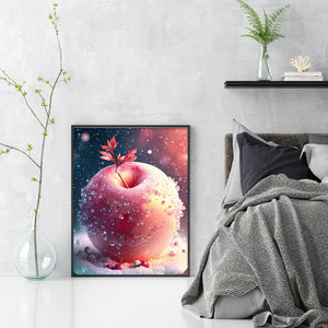 Yishu - Dream Crystal Apple - 50*60CM 11CT 3 Stamped Cross Stitch