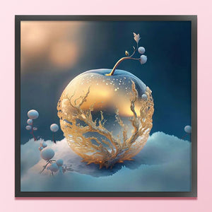 Yishu - Dream Crystal Apple - 50*50CM 11CT 3 Stamped Cross Stitch