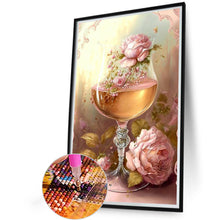 Load image into Gallery viewer, Goblet And Flowers 20*30CM(Picture) Full Square Drill Diamond Painting
