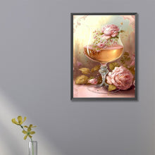 Load image into Gallery viewer, Goblet And Flowers 20*30CM(Picture) Full Square Drill Diamond Painting
