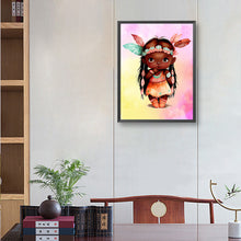 Load image into Gallery viewer, Native American Girl 30*40CM(Canvas) Full Round Drill Diamond Painting
