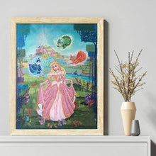 Load image into Gallery viewer, Yishu - Disney Princess Cinderella - 50*60CM 11CT 3 Stamped Cross Stitch
