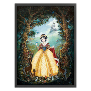 Yishu - Disney Princesses - 50*60CM 11CT 3 Stamped Cross Stitch
