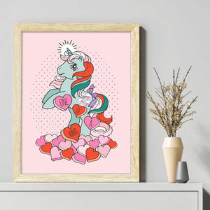 Yishu - Unicorn - 40*55CM 11CT 3 Stamped Cross Stitch