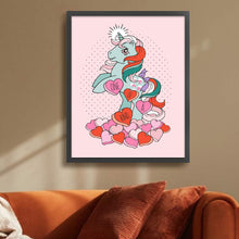 Load image into Gallery viewer, Yishu - Unicorn - 40*55CM 11CT 3 Stamped Cross Stitch
