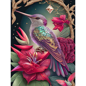 Diamond Bird 30*40CM(Canvas) Full Round Drill Diamond Painting