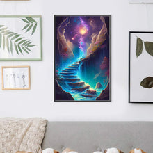 Load image into Gallery viewer, Yishu - Dreamlike Colorful Ladder - 50*75CM 11CT 3 Stamped Cross Stitch
