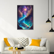 Load image into Gallery viewer, Yishu - Dreamlike Colorful Ladder - 50*75CM 11CT 3 Stamped Cross Stitch
