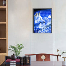 Load image into Gallery viewer, Wolf Head 30*40CM(Canvas) Full Round Drill Diamond Painting
