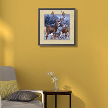 Load image into Gallery viewer, Framed Elk 35*35CM(Picture) Full Square Drill Diamond Painting

