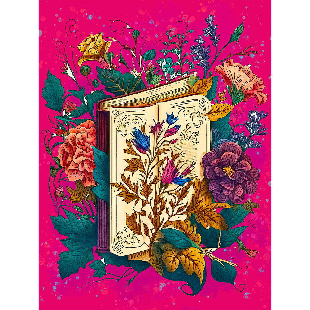 Writer'S Clipart 30*40CM(Canvas) Full Round Drill Diamond Painting