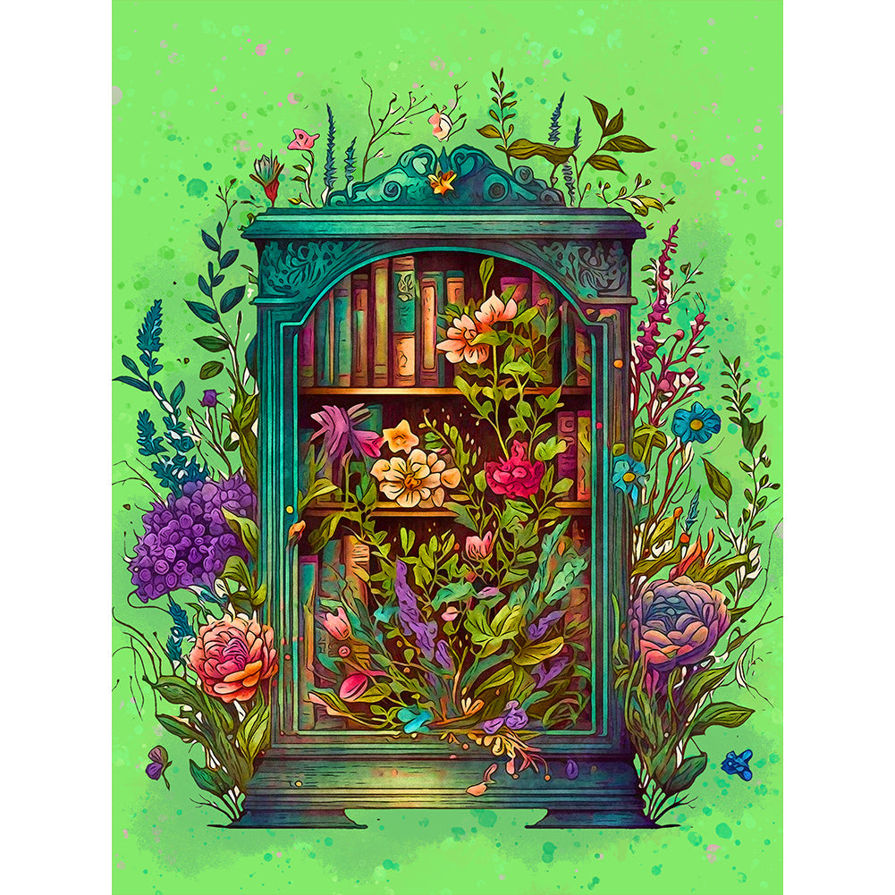 Writer'S Clipart 30*40CM(Canvas) Full Round Drill Diamond Painting