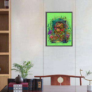 Writer'S Clipart 30*40CM(Canvas) Full Round Drill Diamond Painting