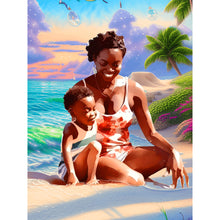 Load image into Gallery viewer, Mother&#39;S Day 30*40CM(Canvas) Full Round Drill Diamond Painting
