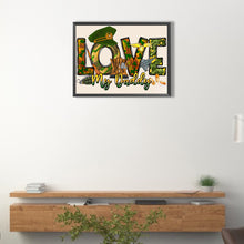 Load image into Gallery viewer, Love My Military Dad 40*30CM(Canvas) Full Round Drill Diamond Painting
