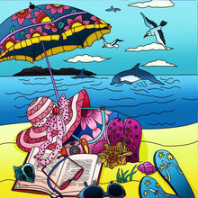Load image into Gallery viewer, Summer Beach 30*30CM(Canvas) Full Round Drill Diamond Painting
