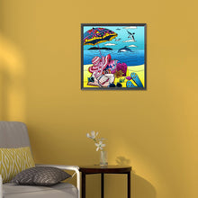 Load image into Gallery viewer, Summer Beach 30*30CM(Canvas) Full Round Drill Diamond Painting
