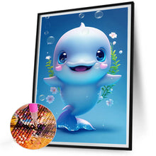 Load image into Gallery viewer, Happy Dolphin 30*40CM(Canvas) Full Round Drill Diamond Painting
