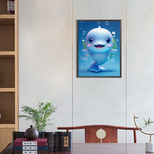 Load image into Gallery viewer, Happy Dolphin 30*40CM(Canvas) Full Round Drill Diamond Painting
