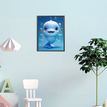 Load image into Gallery viewer, Happy Dolphin 30*40CM(Canvas) Full Round Drill Diamond Painting
